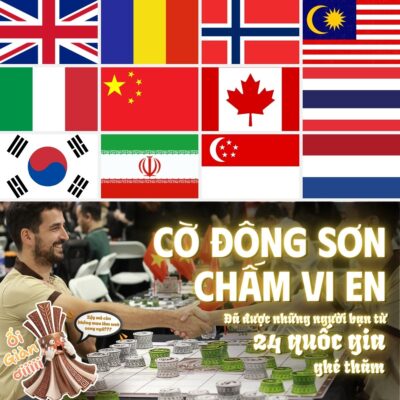 Quà tặng đối tác nước ngoài ý nghĩa: Cờ Đông Sơn được bạn bè từ 24 quốc gia đón nhận