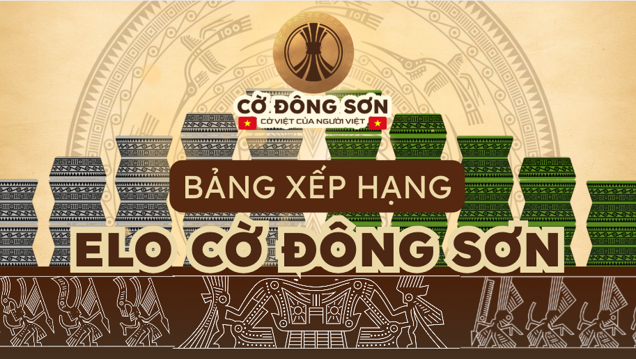 Hình ảnh minh họa Bảng xếp hạng Elo Cờ Đông Sơn, nơi vinh danh thành quả luyện tập kiên trì và tinh thần giao lưu của cộng đồng kỳ thủ yêu văn hóa Việt.
